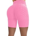 thumbnail image 2 of LILIYA Biker Shorts for Women Wrinkled Lifting Shorts High Waisted Stretchy Breathable Yoga Shorts Lightweight Soft Comfy Fitness Shorts, 2 of 6