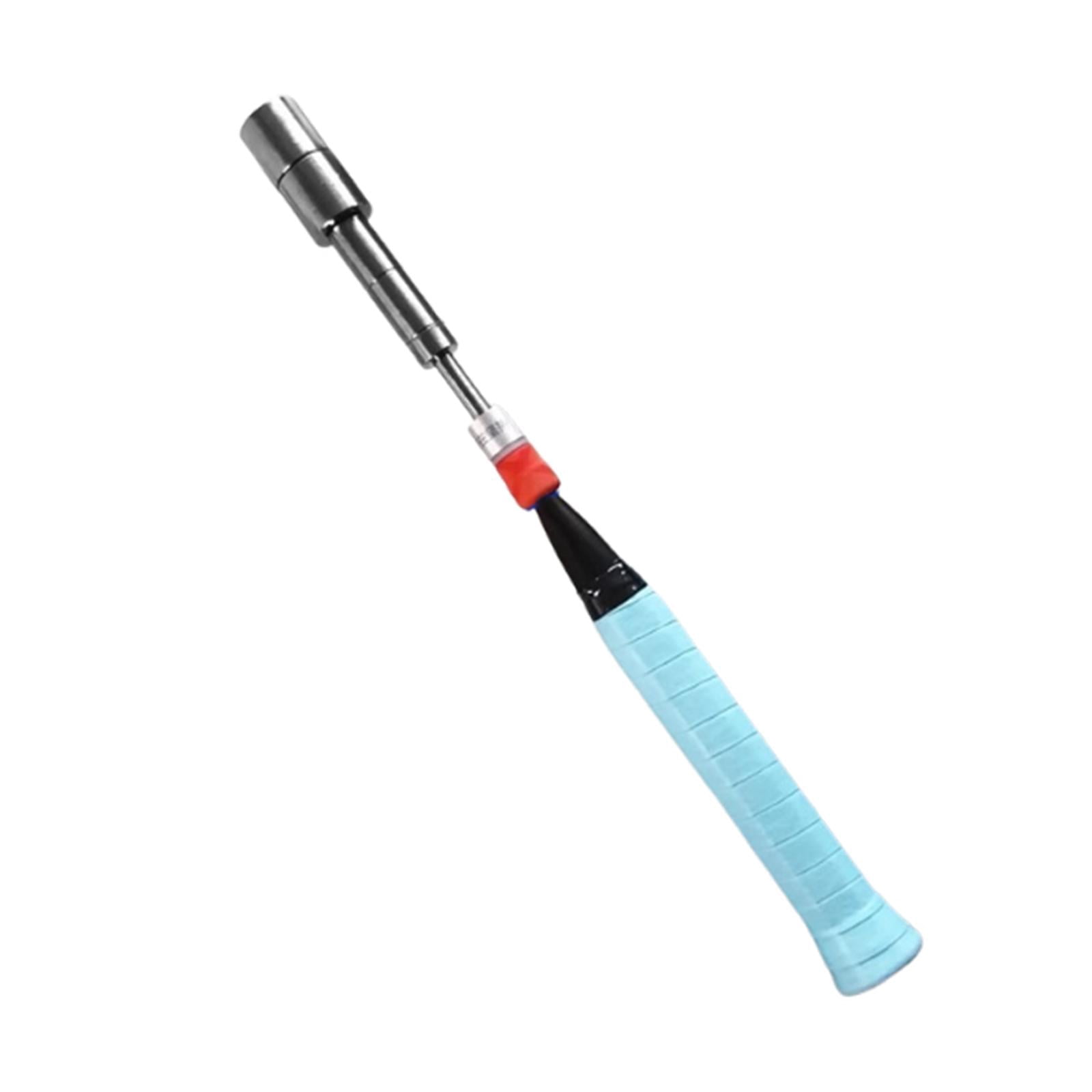 Dualoai Badminton Racket Swing Training Warm up Stick Portable Posture Correction Comfortable Grip Sound Remind Auxiliary Tool 400g