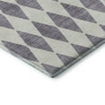 thumbnail image 4 of Addison Rugs Mayfield Washable Transitional Diamonds Purple Rectangle Rug, 2'6" x 3'10", 4 of 6