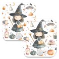 thumbnail image 7 of Yayeee 2-Pack Plug in LED Night Lights with Light Sensors Motion Detectors, Watercolor Halloween Girl, 7 of 7