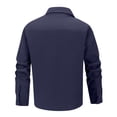 thumbnail image 5 of Kezqiaxn Mens Button Down Shirt Quick Drying Long Sleeve Breathable Work Shirts with Pockets Plus Size Fashion Mens Clothes, 5 of 9