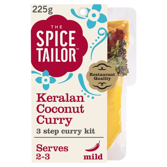The Spice Tailor Keralan Coconut Indian Curry Sauce Kit 225g, Imported from Britain