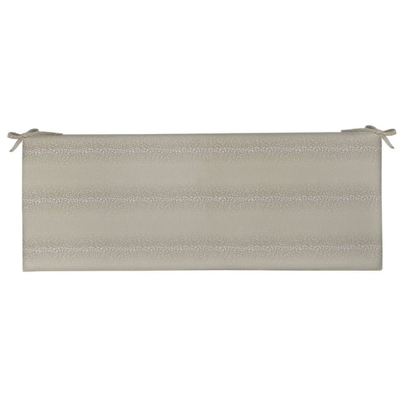 RSH Décor Indoor Outdoor 3" Foam Bench Cushion with Ties, Antelope Beech Wood Beige