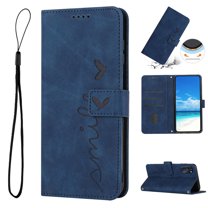Mantto Drop Protection Phone Case for Motorola Moto G 5G 2022,Premium PU Leather Wallet Cover with Card Slots Magnetic Closure Flip Kickstand Phone Case,Blue