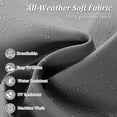 thumbnail image 4 of Kimunuk 14 Pcs Outdoor Slipcovers for Cushion, Replacement Outdoor Patio Cushion Covers with 3 Size, Waterproof and Zippered, Fit for Outdoor Furniture, Patio Sofa Couch, Covers Only, Light Grey, 4 of 6