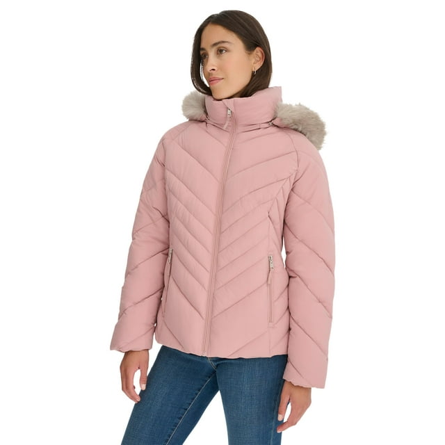 Chaqueta Tommy Hilfiger para mujer con ribetes de piel sintética