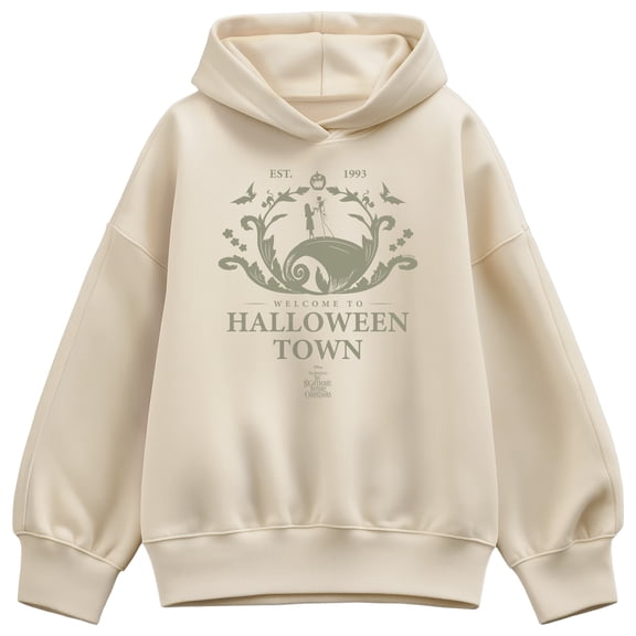 The Nightmare Before Christmas - TNBC Desination - Women's Oversized Fleece Hoodie Sweatshirt