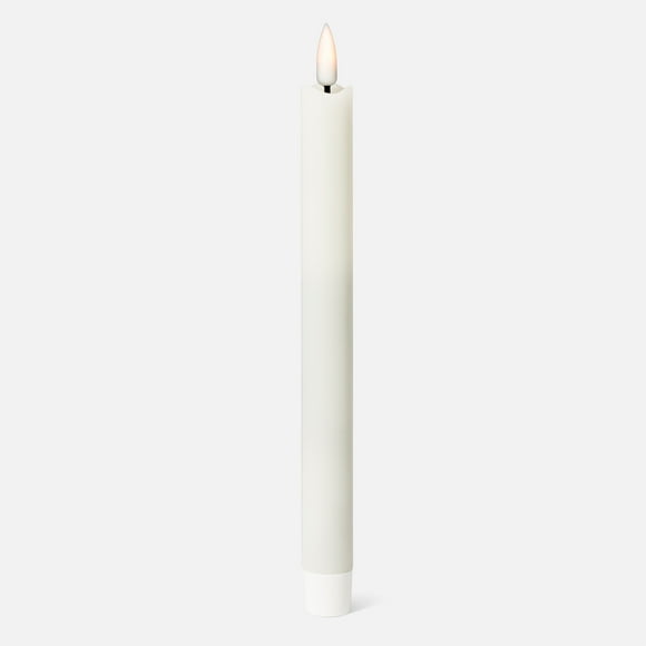 Linen Chest Two Sand LED Taper Candles - 9.5"