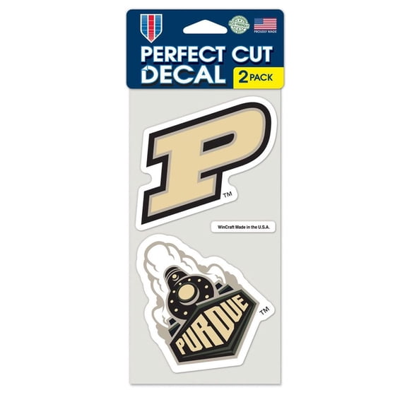 Purdue Boilermakers Set of 2 Die Cut Decals