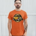 thumbnail image 3 of Tee Hunt American Garage T-Shirt Retro Hot Rod Vintage American Muscle Men's Tee, Orange, 3X-Large, 3 of 5