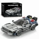 thumbnail image 1 of Bloques de construcción de automóviles de carreras de películas clásicas 1:24, modelo MOC, coches deportivos, juguetes, ladrillos para volver al futuro, regalos para festivales de vehículos para, 1 of 6