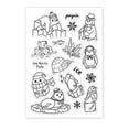 thumbnail image 6 of 1sheet Lovely Animals Plant Clear Stamps Silicone Stamp Transparent Stamp for Card Making Decoration, 6 of 9