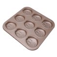 thumbnail image 1 of Bandeja Para Muffins, 9 Tazas, Lindo Animal, Molde Para Cupcakes, Molde Para Muffins Antiadherente, Estuche Reutilizable Para Hornear Para Muffins, Cupcakes O Chocolate, 1 of 7