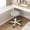 Gray, variant on HDHNBA Adjustable Swivel Rolling Saddle Stool with Wheels Thick Padded Seat for Salon Office Home, Black