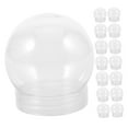 thumbnail image 6 of SWETRACE 15Pcs Clear Snow Globe for Adults Winter Theme Crafting Supplies 4 Inches Diameter, 6 of 8