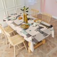 thumbnail image 5 of Cute Cartoon Dachshund Rectangle Tablecloth 60"x102",Waterproof Polyester Rectangle Table Cloth, Wipeable Spillproof Polyester Tablecloth for Dining, Camping, Indoor and Outdoor, 5 of 6