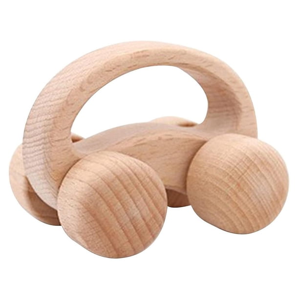 Juguete De Madera Para La Dentición Del Bebé, Varias Formas, Juguete Para Masticar De Madera De Haya, Juguete Molar Para Bebé Methold FN007923-03