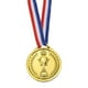 thumbnail image 3 of Medallas de premio doradas mini de plástico Uxcell de 1.5" 50 paquetes con cinta para juegos y deportes, 3 of 7