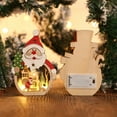 thumbnail image 6 of Cheers.US Christmas Decorations LED Wood Snowman Sign Holiday Xmas Home Decor Wooden Snowmen Screen Rustic Decorative Ornaments for Table Top Fireplace, 6 of 7