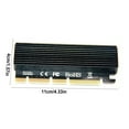thumbnail image 3 of Maoww PCI-E3.0 Expansion Card Connector Desktop Converter Device Professional Computer Accessories High Speed NVMe M.2 Adapter Module, 3 of 5