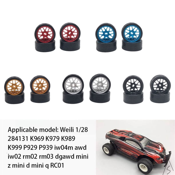 4 PièCes Roue de Pneus de Pneu en Caoutchouc pour K969 K989 P929 Iw04M Iw02 Mini-Z Mini-D Mini-Q 1/28 TéLéCommandéE Voiture de Course à la DéRive | Rakuten