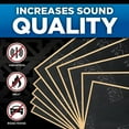 thumbnail image 2 of NVX SDRF20 Car Sound Damping & Deadening Material (5x 18x32") 20 Square Ft Black Butyl Rubber, 2 of 9