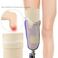 thumbnail image 4 of JIANFANG Ankle Socks, 1PC Soft Anti Chafing Gel Liner Sleeve For Belows Knee Amputees Cushioned Shock Stump Sock, 4 of 8