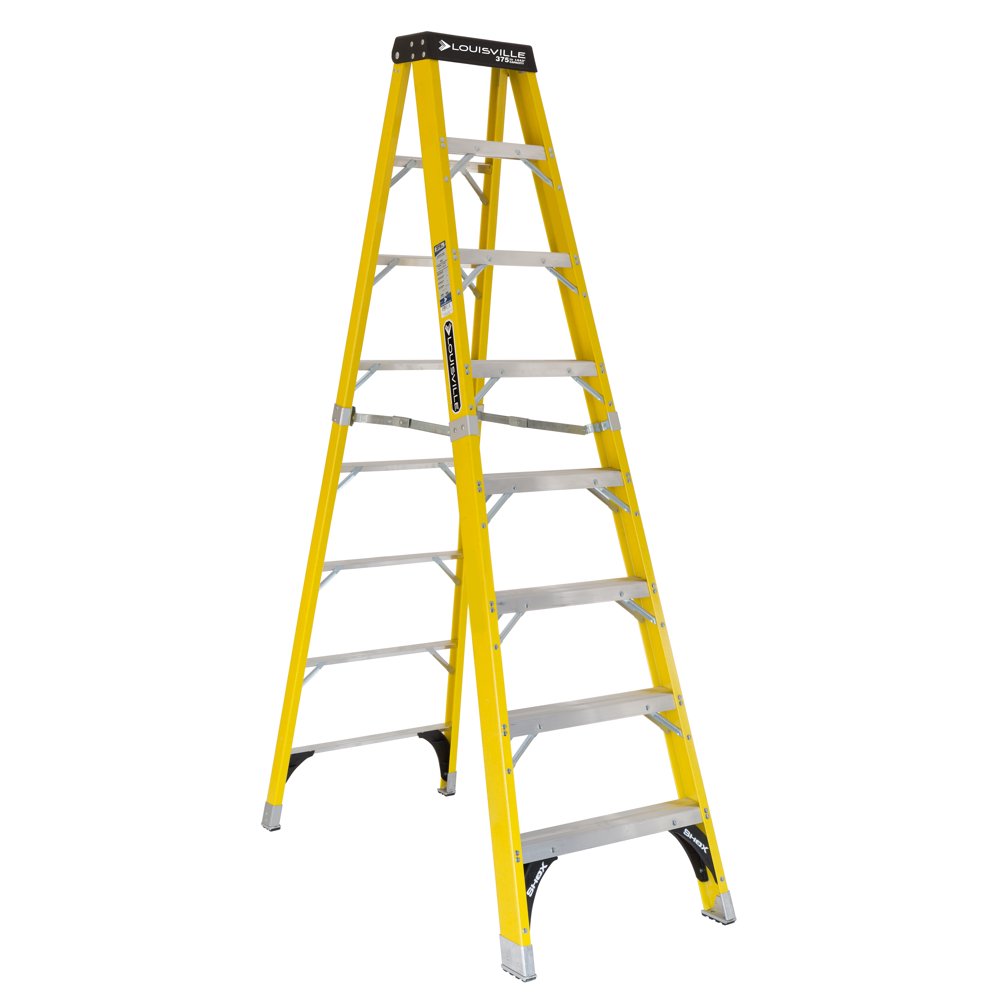 Louisville Ladder FS1108HD 8 ft. Fiberglass Heavy Duty Step Ladder