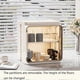 thumbnail image 3 of 2-Tier Dust-Proof Cup Storage Cabinet Tea Coffee Drinkware Countertop Mug Organizer, 3 of 5