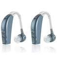 thumbnail image 1 of Digital Hearing Amplifier - Personal Hearing Enhancement Sound Amplifier Pair, Rechargeable Digital Hearing Amplifier with All-Day Battery Life, Modern Blue, 1 of 1