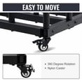 thumbnail image 6 of 16 Roll Heavy Duty Vinyl Cart Mobile Rack Media Roll Cart, 1200LBS Vinyl Organizer Round for Blueprint, Photography Paper Rolls Organize Mobile Storage$$Office, 6 of 9