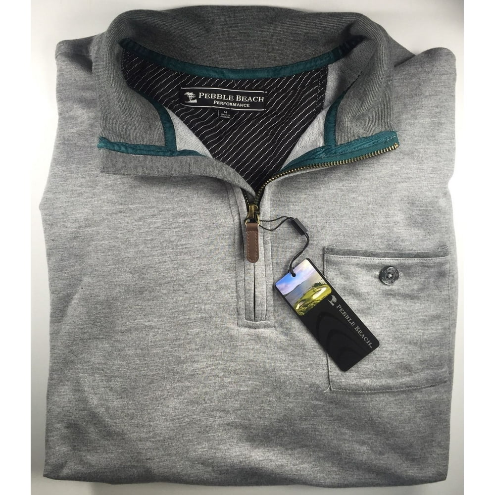 Pebble Beach NEW Pebble Beach 1/4 Zip Performance Golf Single Pocket