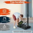 thumbnail image 6 of Naipo 44 In Basketball Hoop 7.5 ft -10 ft Adjustable 2 Free Sandbags Orange Portable Basketball Goals Outdoor and Indoor for Youth and Adult, 6 of 9