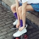 thumbnail image 5 of Calcetines para hombre y mujer, calcetines de invierno de color liso, cálidos, extra largos, ajustados, de punto, para mujer, 5 of 9