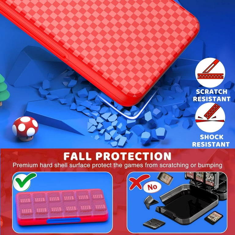 Ninjaabxy Switch Game Case with 24 Game Card & Micro SD Ninjaabxy Switch Game Case with 24 Game Card & Micro SD