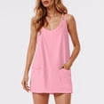 thumbnail image 3 of Womens Cami Pajama Sets 2 Piece Ribbed Knit PJs Tank Top and Shorts Set Sleepwear, 3 of 7