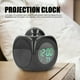 thumbnail image 5 of Proyector de Reloj Digital, Despertador de Proyeción de Pantalla Retroiluminada Multifuncional de lcd con cable USB para oficinas, 5 of 7