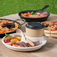thumbnail image 5 of 5-grid Plastic Children Food Tray Picnic Barbecue Divided Plate For Home Decor, 5 of 5