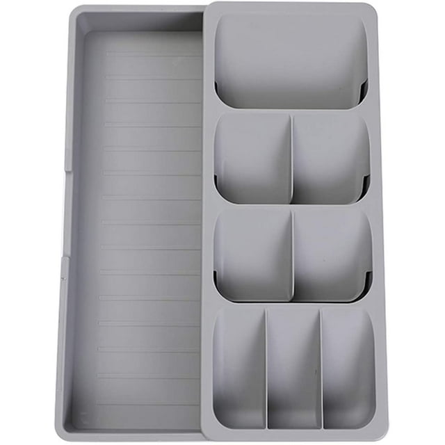 Zootealy Silverware Organizer Storage Tray,Cutlery Expandable Organizer for Kitchen Drawer Holding Flatware Spoons Forks