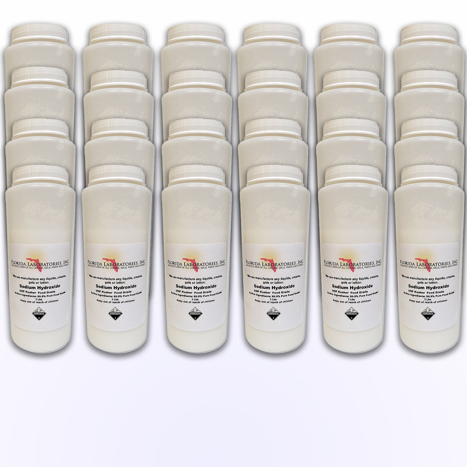 Sodium Hydroxide, 48Lbs (Pounds), Beads, 99.9 Pure Food Grade, Caustic Soda