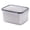 White(M), variant on 1 PCS Fruit Storage Containers for Fridge,Leakproof Produce Containers for Fridge with Removable Colander,All-In-One Fruit Containers Stainers Berry,Fruits,Vegetables,Salad Keeper Local Stock