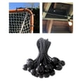 thumbnail image 4 of jinwen 10x Ball Bungee Cords Tent Tarp Fix Rope Tie Down Strap Elastic Rope for White black, 4 of 9