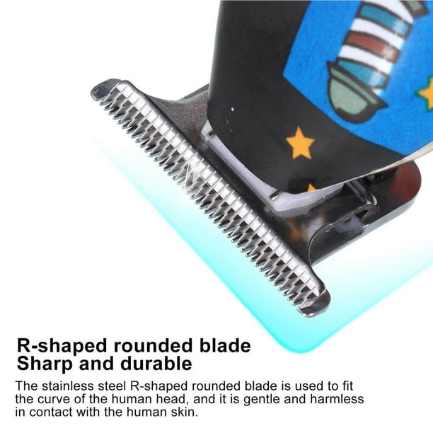 Doodle Hair Clipper Personality Trendy Household Electric Clippers Safety Electric Hair Clipper with Strong Power for Men Home Outdoor