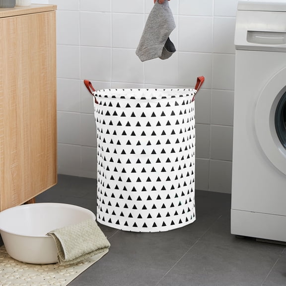 AZXY Collapsible Laundry Basket,Fabric Laundry Hamper,Tall Large Dirty Clothes Hamper for Kids with Handles,Foldable Baby Nursery Laundry Basket Under $20
