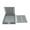 Gray, variant on Sticky Note Stencil Holder,Post It Dispenser,Creative Post It Note Organizer With Templates, Desktop Memo Pad Dispenser For To Do Lists, Daily Planning, Office Desk Accessories, Study Supplies
