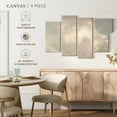 thumbnail image 5 of Elephant Stock Ashore Clouds Neutral Wall Art - Horizontal Multi Panel Canvas - Lobby Wall Decor - Abstract Multi Panel - Beige And Gray Decor By Julia Purinton - 52" x 32", 5 of 8