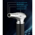 thumbnail image 2 of Culinary Butane Torch Blow Torch Lighter,Refillable Cooking Kitchen Torch with Safety Lock Adjustable Flame for BBQ,Creme Brulee,Baking,Cooking,Crafts,Cigar (Butane Gas not Included),Silver, 2 of 9