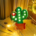 thumbnail image 3 of Innovative Fruit Animal Shape LED Light Decor Night Light Lamp Home Decoration GiftCactus, 3 of 12