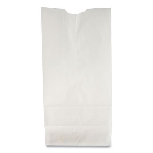 Grocery Paper Bags, 30 Lbs Capacity, #2, 4.31"w X 2.44"d X 7.88"h, White, 500 Bags | Bundle of 2 Bundles