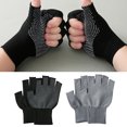 thumbnail image 2 of 2 Pairs Breathable Sweat Absorbing Half-finger Gloves High Elastic Wear-resistant Outdoor Bicycle Non-slip Compression Gloves Cycling Supplies, 2 of 6